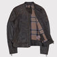 Men's Distressed Brown Outlaw Leather Jacket