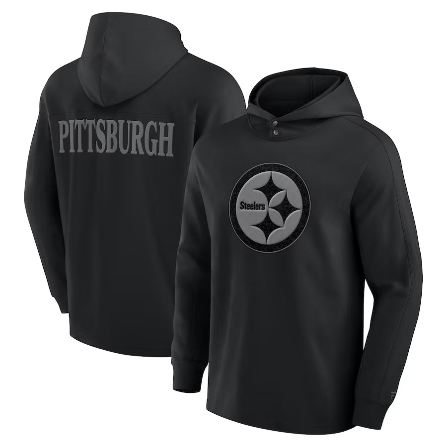 Pittsburgh Steelers Black Elements Pace Hoodie (Recreated Edition)