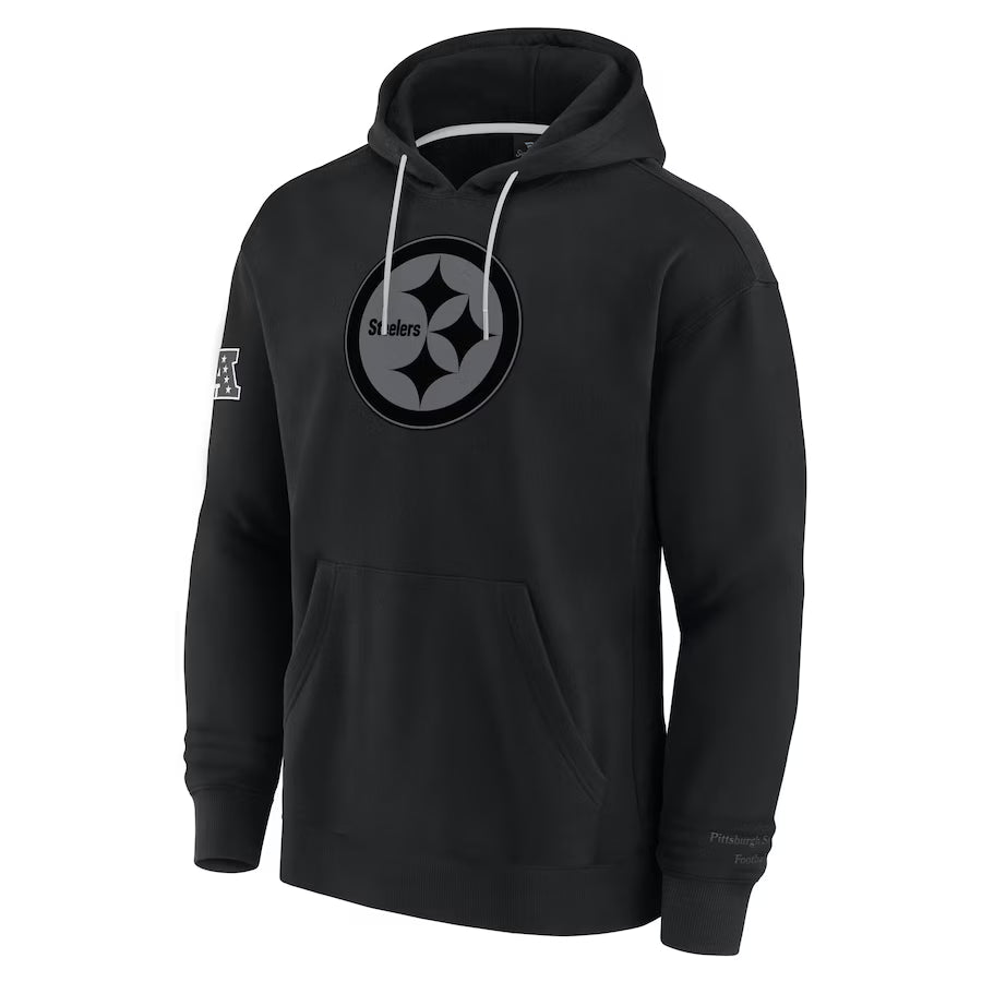 Pittsburgh Steelers Black Sideline Hoodie (Recreated Edition)