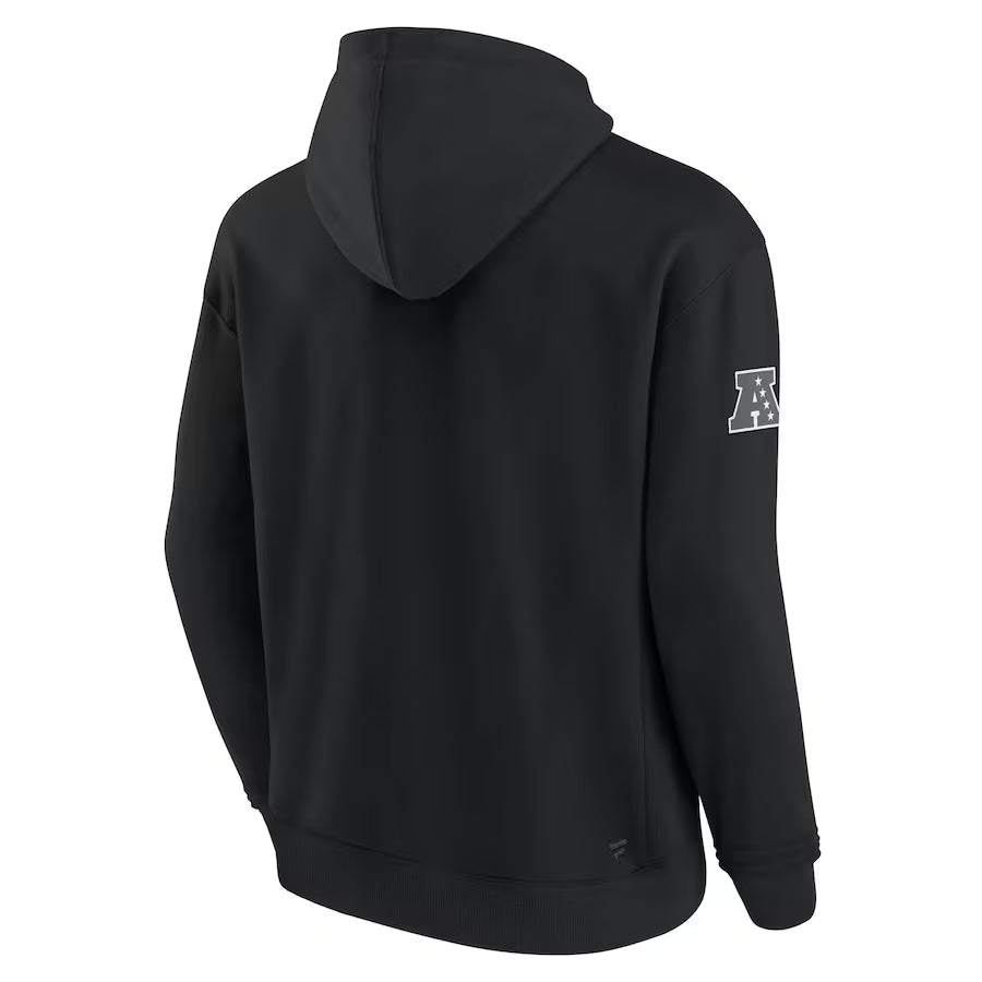 Pittsburgh Steelers Black Sideline Hoodie (Recreated Edition)