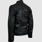 Leather Jacket with Stripes