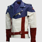 Multi Colored Biker Jacket