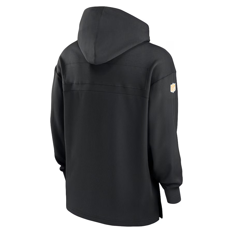 Pittsburgh Steelers Sideline Hoodie – Black (Recreated Edition)