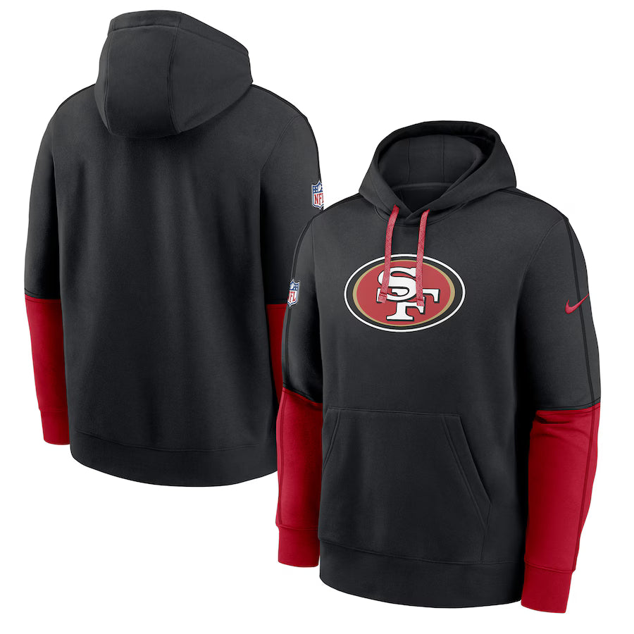 San Francisco 49ers 2024 Sideline Club Pullover Hoodie (Recreated Edition)