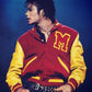 Thriller Michael Jackson “M” Letterman Jacket – Recreated Edition | Iconic Varsity Outerwear