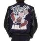 Chicago Bulls Off-White Varsity Jacket – Recreated Edition