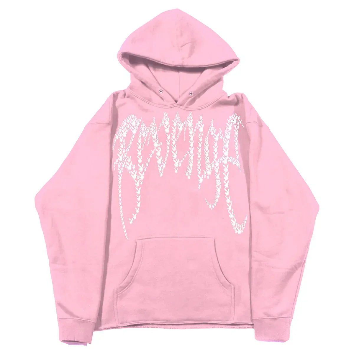 Pink Playboy Hoodie – Bold, Cozy, and Iconic Streetwear  (Recreated Edition)