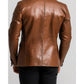 Premium Brown Leather Blazer - Brown Leather Jacket