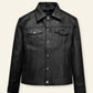 Yellowstone Rip Wheeler Black Leather Jacket