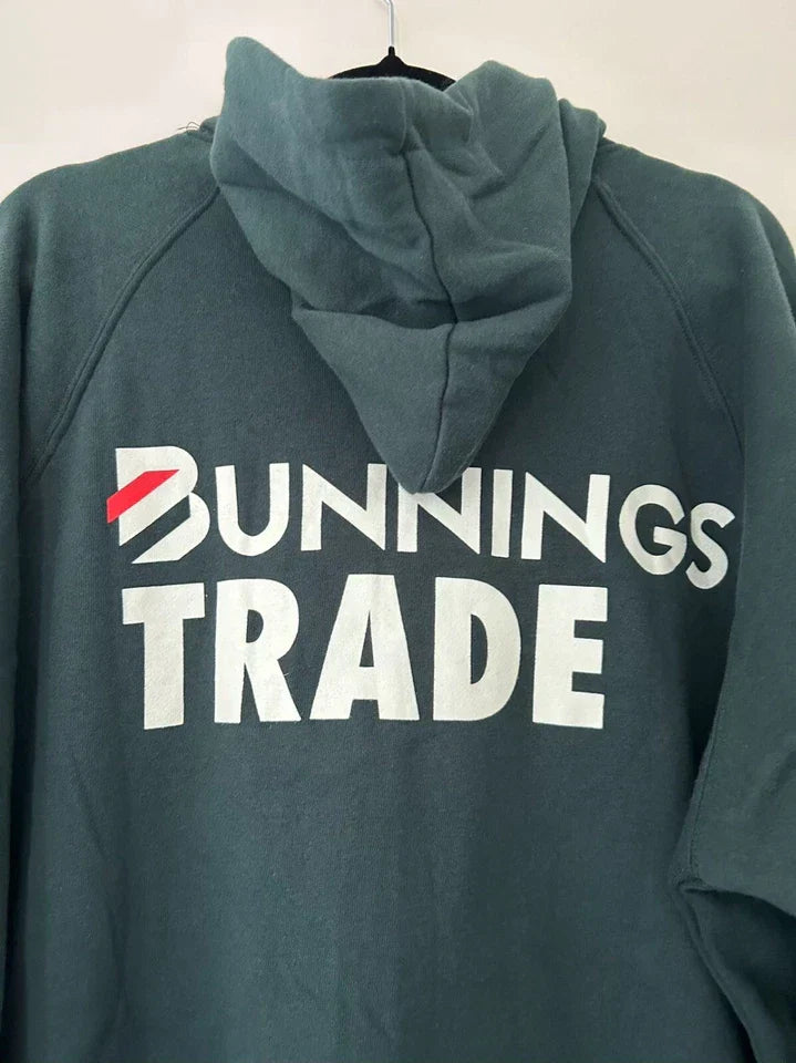 Green Bunnings Trade Hoodie Recreated Edition