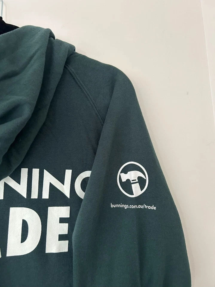 Green Bunnings Trade Hoodie Recreated Edition