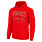 San Francisco 49ers Red Pullover Hoodie (Recreated Edition)