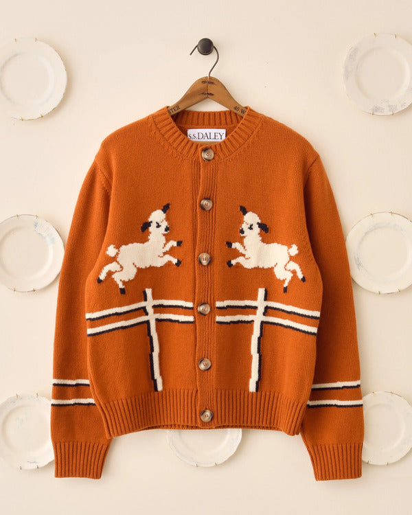 This Morning 2025 Will Best Lamb Motif Orange Cardigan – Playful Comfort Meets Everyday Style