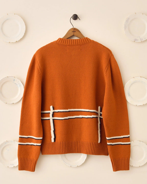 This Morning 2025 Will Best Lamb Motif Orange Cardigan – Playful Comfort Meets Everyday Style