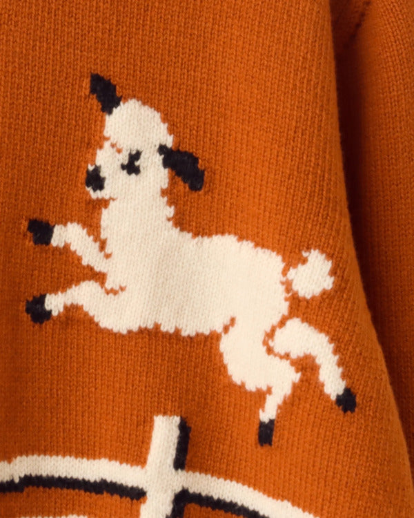 This Morning 2025 Will Best Lamb Motif Orange Cardigan – Playful Comfort Meets Everyday Style