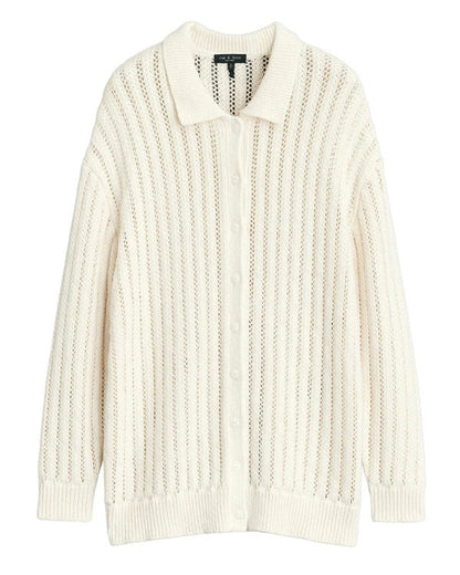 When The Phone Rings Chae Soo-Bin White Knit Cardigan