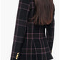 Watson Eve Harlow Black Plaid Blazer